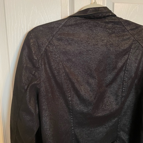 Inc International Concepts Medium Black Jacket Zip Up - Picture 4 of 4